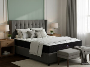 Silentnight black collection firm plus